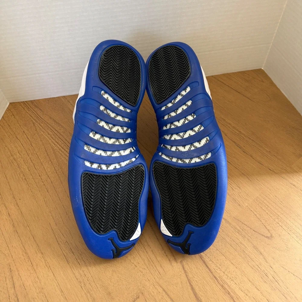 Nike Air Jordan 12 Retro Blueberry CT8013-140 Men's Size 15 White Game Royal